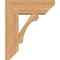 Ekena Millwork Legacy Slat Smooth Bracket w/ Offset Brace, Western Red Cedar, 7 1/2"W x 20"D x 24"H BKT0806X20X24LEC06SWR - alternate 2